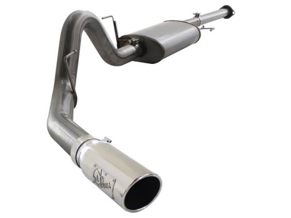 aFe - aFe MACHForce XP Exhausts Cat-Back SS 409 EXH Polished CB Ford F-150 11-12 V6-3.5L (tt) 49-43038-P