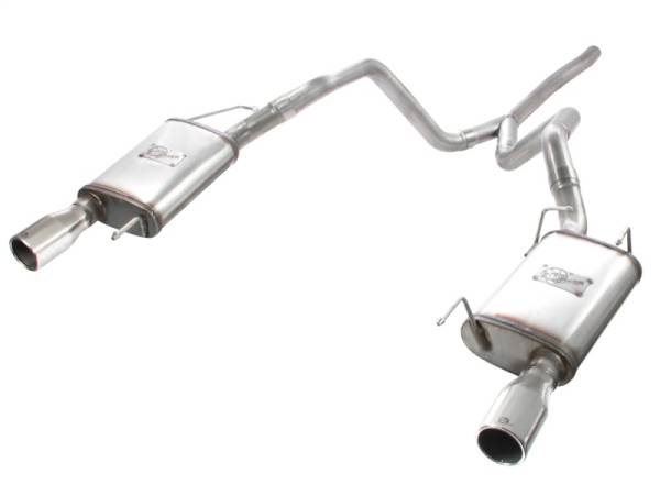 aFe - aFe MACHForce XP 05-09 Ford Mustang V6 4.0L 2-1/2in. 409 SS Cat-Back Exhaust 49-43047