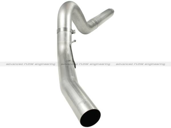 aFe - aFe MACHForce XP 5in DPF-Back Stainless Steel Exh Sys, No tip, Ford Diesel Trucks 08-10 V8-6.4L 49-43054
