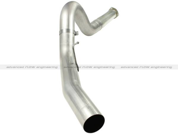 aFe - aFe MACHForce XP 5in DPF-Back Stainless Steel Exh Sys, No tip, Ford Diesel Trucks 11-14 V8-6.7L 49-43055