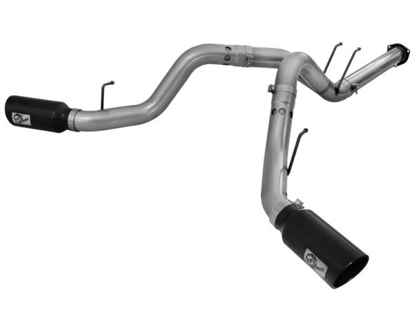 aFe - aFe Large Bore-HD DPF-Back Exhaust System Ford Diesel Trucks 11-14 V8-6.7L (td) 49-43065-B