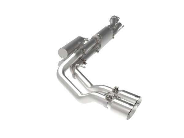aFe - aFe Rebel Series 3in 409 SS Cat-Back Exhaust w/ Polish Tips 17-20 Ford F-250 V8 6.2L 49-43117-P