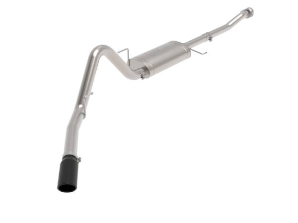 aFe - aFe Apollo GT 3in 409 SS Cat-Back Exhaust 2021 Ford F-150 V6 2.7L/3.5L (tt)/V8 5.0L w/ Black Tips 49-43125-B