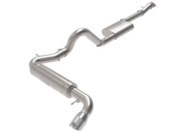aFe - aFe Apollo GT 3in 409 SS Cat-Back Exhaust 2021 Ford Bronco L4-2.3L (t)/V6-2.7L (tt) w/ Polished Tips 49-43136-P