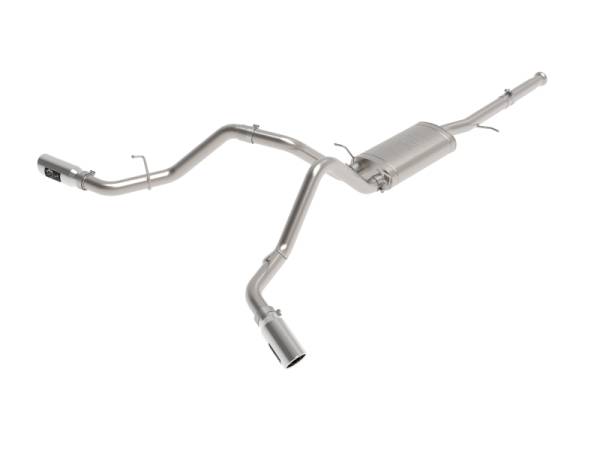 aFe - aFe Apollo GT Cat-Back Exhaust GM Trucks 09-18 V6-4.3L/V8-4.8/5.3L-Dual Rear-Side Exit Polish Tips 49-44134-P