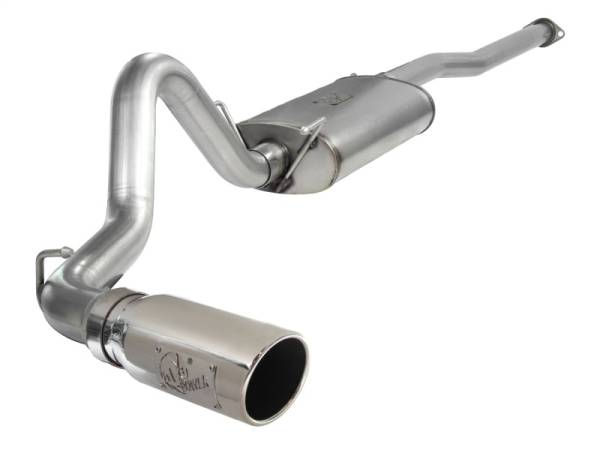 aFe - aFe MACHForce XP Exhausts Cat-Back SS-409 EXH CB Toyota Tacoma 05-13 V6-4.0L (Pol Tip) 49-46001-1P