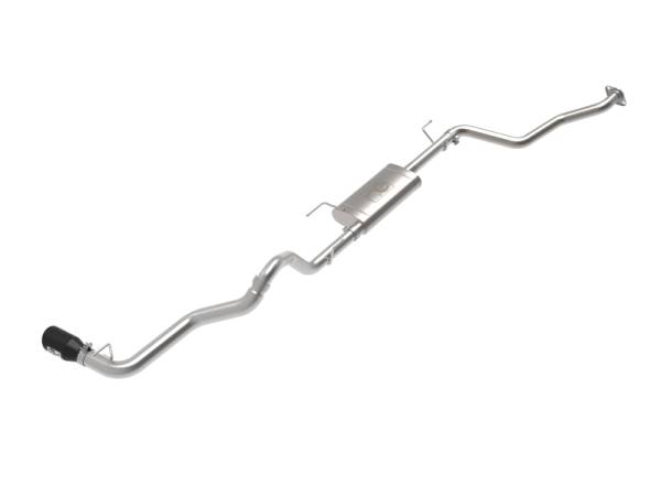 aFe - aFe 2024 Toyota Tacoma L4 2.4L Apollo Series 2.5-3in 409 SS Steel Cat-Back Exhaust w/Black Tips 49-46071-B