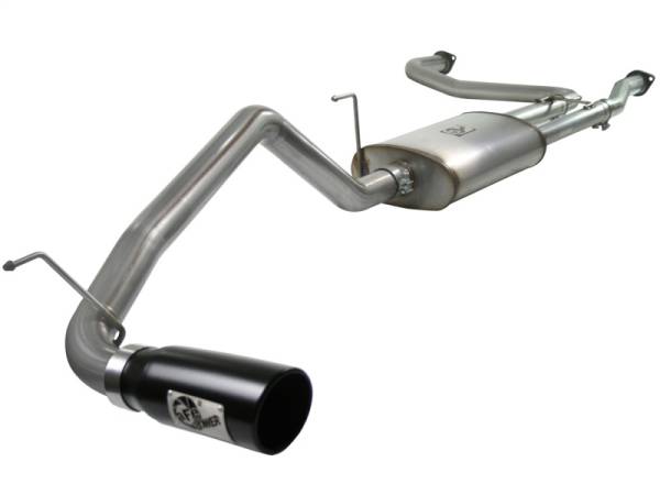 aFe - aFe MACHForce XP Exhaust Cat-Back 2.5/3in SS-409 w/ Black Tip 04-12 Nissan Titan V8 5.6L 49-46102-B