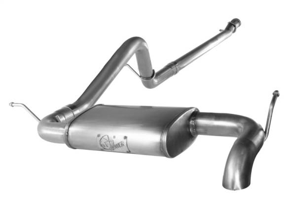 aFe - aFe MACHForce XP Exhausts Cat-Back SS-409 EXH CB Jeep Wrangler 2012 V6-3.6L (4 Dr) 49-46212