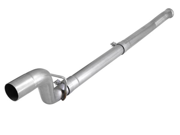aFe - aFe MACH Force-Xp 2-1/2in 409 Stainless Steel Mid-Pipe w/Resonator Delete 18+ Jeep Wrangler JL 3.6L 49-48077
