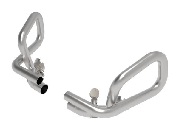 aFe - aFe 14-19 Porsche 911 H6-3.8/4.0L GT3 MACH Force-Xp 304 Stainless Steel Primary Muffler Delete Pipe 49C36441