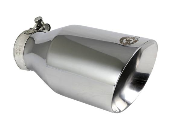 aFe - aFe MACH Force-Xp Universal Exhaust Tip 2-1/2 IN Inlet x 4-1/2 IN Outlet x 9 IN L 49T25454-P091