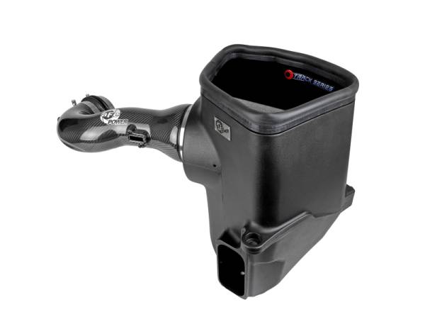aFe - aFe 19-21 GM Trucks 5.3L/6.2L Track Series Carbon Fiber Cold Air Intake System W/ Pro Dry S Filters 57-10015D