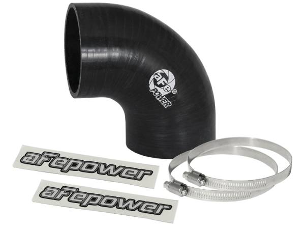 aFe - aFe Magnum FORCE Intake Coupling Kit (3 IN ID x 90-Deg.) Elbow Coupler - Black 59-00064