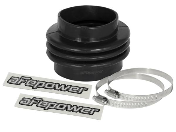 aFe - aFe Magnum FORCE Intake Coupling Kit (3-1/2 IN ID to 4 IN ID x3-1/2 IN L) Straight Bellow- Black 59-00081