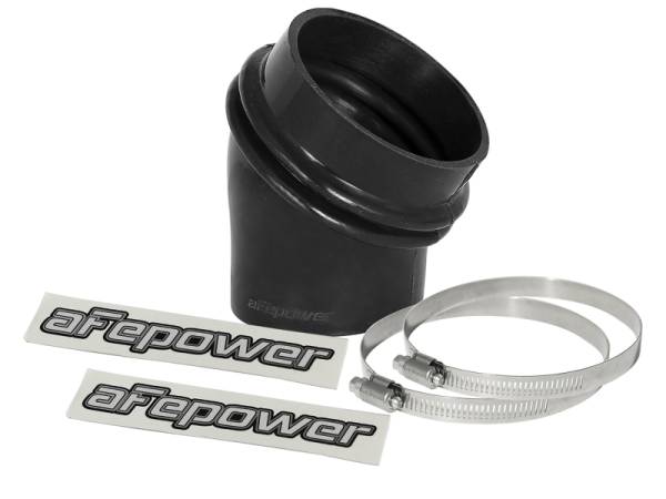 aFe - aFe Magnum FORCE Intake Coupling Kit (3 IN ID to 2-1/2 IN ID x 35 Deg.) Elbow Coupler - Black 59-00089