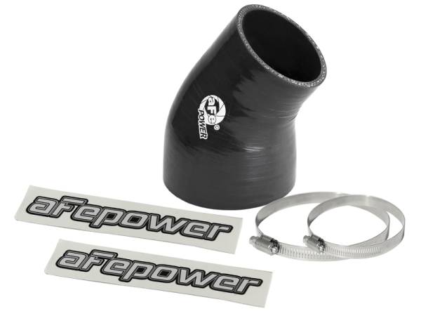 aFe - aFe Magnum FORCE Intake Coupling Kit (3 IN ID to 2-1/4 IN ID x 35 Deg.) Elbow Coupler - Black 59-00117
