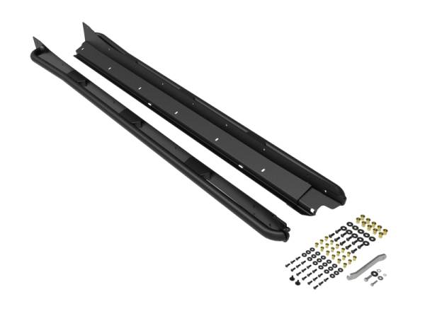 aFe - aFe POWER 18-23 Subaru Crosstrek Terra Guard Off-Road Sliders - Black 79-27019