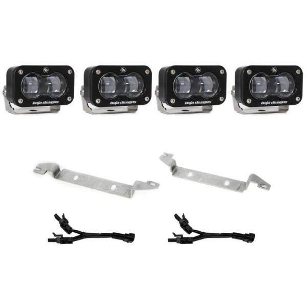 Baja Designs - Baja Designs 2025 Toyota 4Runner S2 SAE Fog Pocket Light Kit - Clear 44-8282