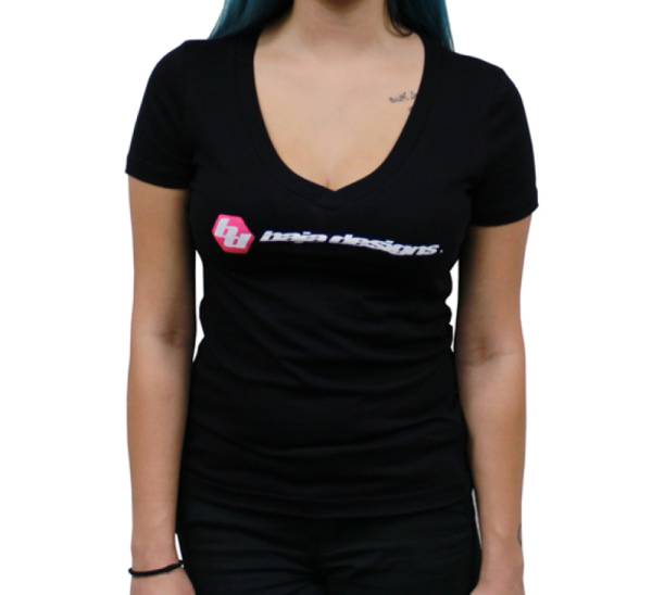 Baja Designs - Baja Designs Black Ladies V Neck T Shirt - Small 980019