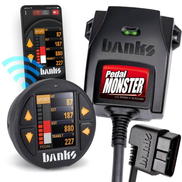 Banks Power - Banks Power Pedal Monster Kit Aptiv GT 150 6 Way With iDash Pro 64322-P