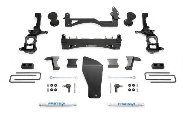 Fabtech - Fabtech 16-18 Nissan Titan Xd 4WD 6in Basic Sys w/Perf Shks K6005