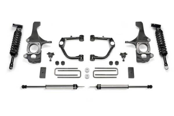 Fabtech - Fabtech 07-15 Toyota Tundra 2WD/4WD 4in UCA Kit w/Bjs & Dlss Shks K7028DL