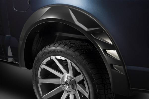 Husky Liners - Husky Liners 15-17 Ford F-150 (67.1/78.9/97.6in. Bed) DRT Style Fender Flares (Smooth) 4pc - Blk 2802957