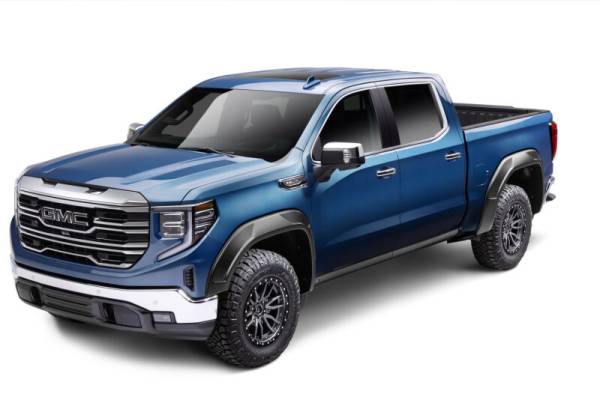 Husky Liners - Husky Liners 19-24 GMC Sierra 1500 (69.9/79.4in. Bed) DRT Style Fender Flares (Smooth) 4pc - Blk 2804946