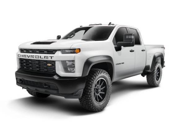 Husky Liners - Husky Liners 20-25 Chevrolet Silverado 2500 HD Extend-A-Fender Flares 4pc - Blk 2804986