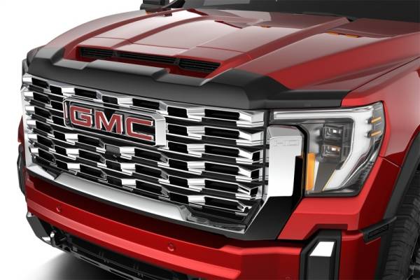 Husky Liners - Husky Liners 2024 GMC Sierra 2500/3500HD Aeroskin Hood Protector - Smoke 2842285