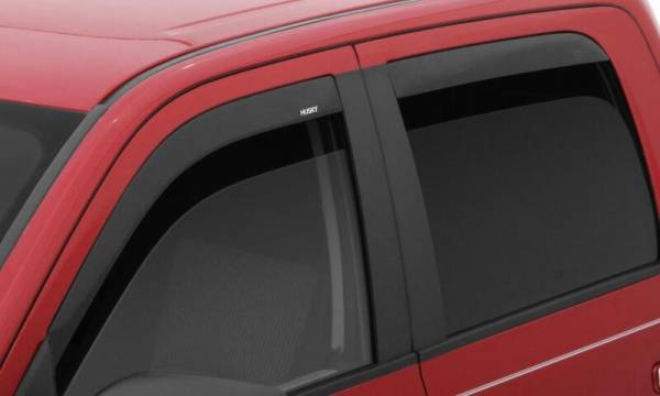 Husky Liners - Husky Liners 19-24 RAM 1500 Quad Cab In-Channel Mount Ventvisor Low Profile (4pc) - Smoke 2864081