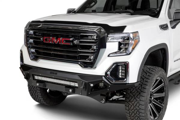 Husky Liners - Husky Liners 17-18 GMC Sierra 2500/3500HD Dsl w/Induction Sys Hood Aeroskin Low Profile - Matte Blk 2877144
