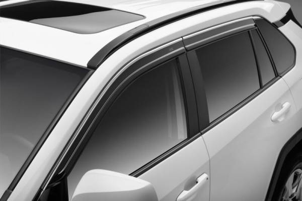 Husky Liners - Husky Liners 19-24 Toyota RAV4 Ventvisor Low Profile (4pc) - Chrome 2884056