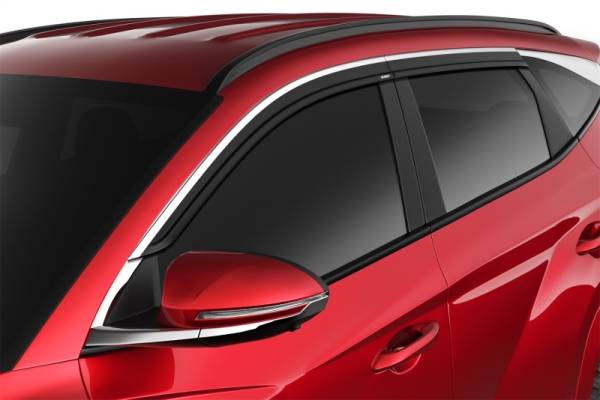 Husky Liners - Husky Liners 22-23 Hyundai Tucson Ventvisor Low Profile (4pc) - Chrome 2884068