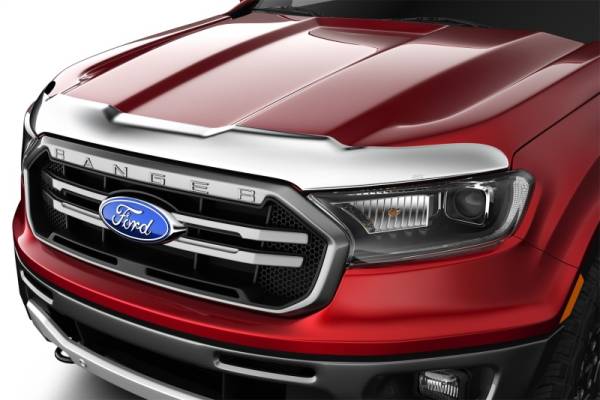 Husky Liners - Husky Liners 2024 Ford Ranger Aeroskin Hood Protector - Chrome 2892266