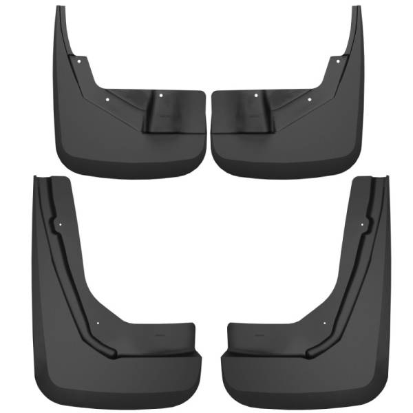 Husky Liners - Husky Liners 21-25 Chevrolet Suburban (w/ Power Running Boards) Front and Rear Mud Guards - Black 58226