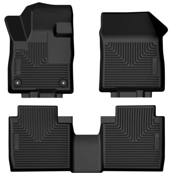 Husky Liners - Husky Liners 2024 Lincoln Nautilus Weatherbeater Front & 2nd Seat Floor Liner - Blk 95571