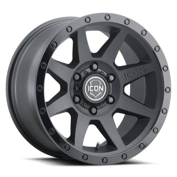 ICON - ICON Rebound 18x9 6x135 6mm Offset 5.25in BS 87.1mm Bore Double Black Wheel 1818906352DB