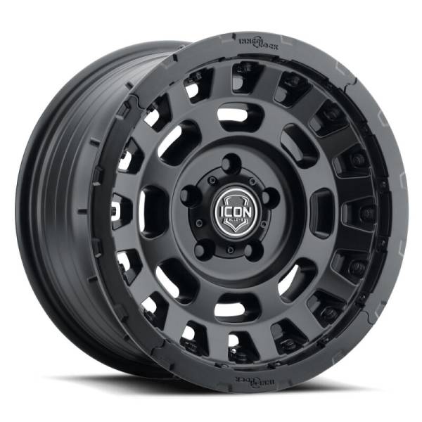 ICON - ICON Hammer Pro 17x8.5 / 6x135 / 6MM / 5in BS - Satin Black 21017856350SB