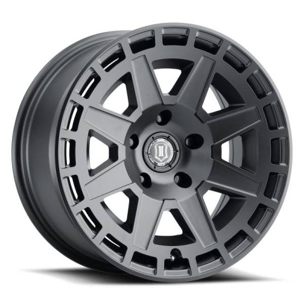 ICON - ICON Compass 17x8.5 6x5.5 0mm Offset 4.75in BS Satin Black Wheel 3217858347SB