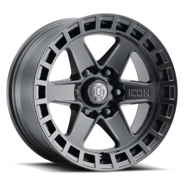 ICON - ICON Raider 17x8.5 6x135 6mm Offset 5in BS Satin Black Wheel 3417856350SB