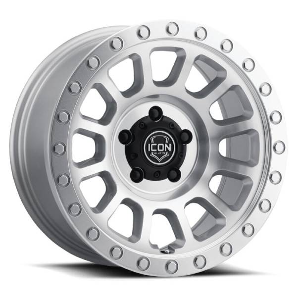 ICON - ICON Hulse 17 X 8.5 5 X 150 25mm Offset 5.75in BS Silver Machined 8017855557SM