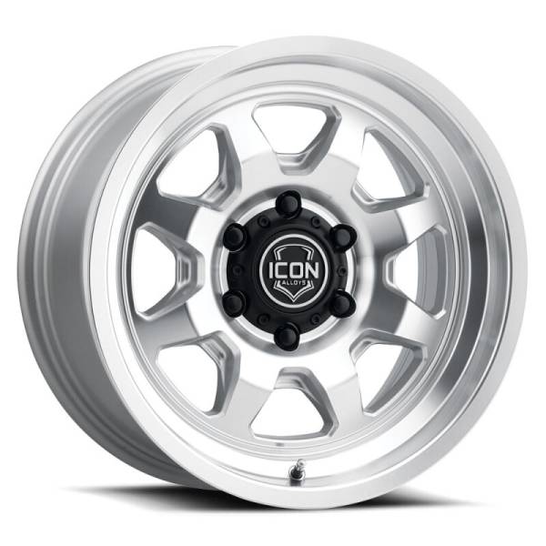 ICON - ICON Nuevo 17x8.5 / 5x150 / 25mm Offset / 5.75in BS - Silver Machined Wheel 8117855557SM