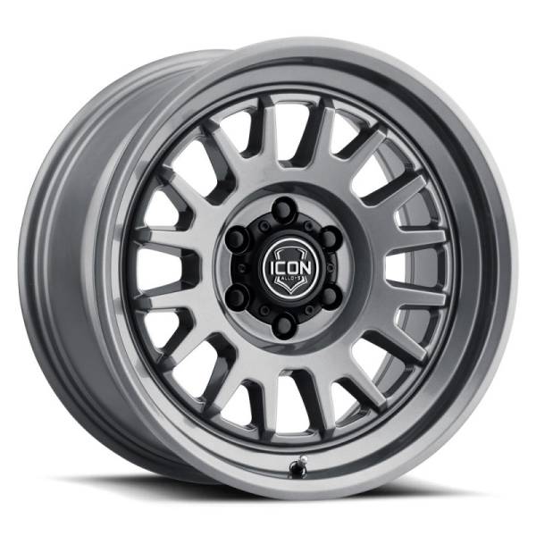 ICON - ICON Anza 17x8.5 6x5.5 0mm Offset 4.75in BS 106.1mm Hub Bore Gun Metal Wheel 8217858347GM