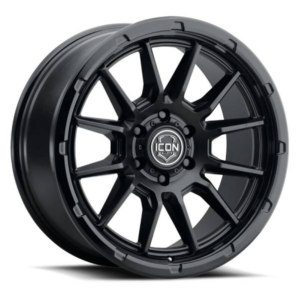ICON - ICON Alloys Cajon 20x9 / 5x150 / 16mm / 5.625in BS Double Black Wheel 8320905556DB