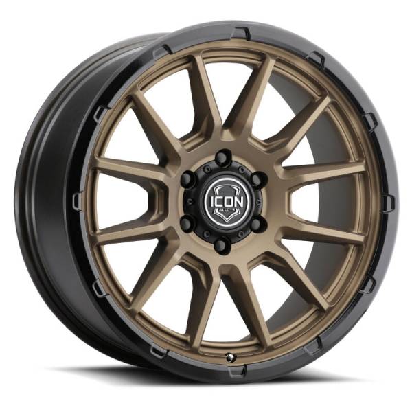 ICON - ICON Alloys Cajon 20x9 / 6x135 / 16mm / 5.625in BS Satin Bronze Wheel w/ GB Lip 8320906356SBGB