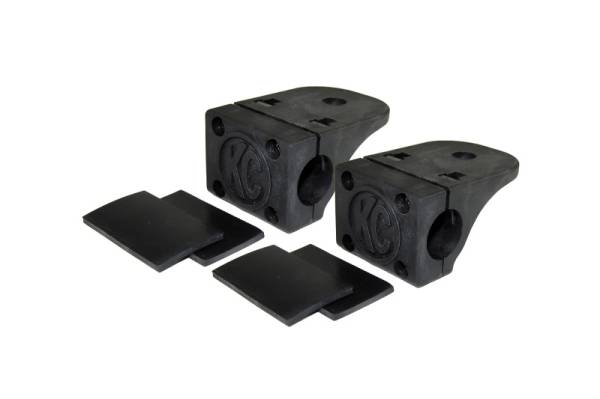KC HiLites - KC HiLiTES Universal Tube Clamp Light Mount Bracket Set / 0.75in. to 1in. Bar (Pair) 73001