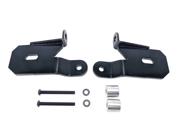 KC HiLites - KC HiLiTES 18-19 Jeep Wrangler JL A-Pillar Light Mount Bracket Set (Pair) - Black 7318