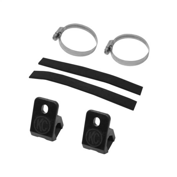 KC HiLites - KC HiLiTES Universal 40 Deg. A-Pillar Tube Clamp Light Mount (1.5-2in. Diameter Bars) - Pair 7326